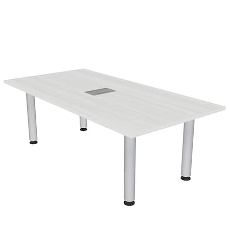 Skutchi Designs 35.5 in W, 71.5 in L, 29 in H, Engineered Wood Top, White H-REC-3672-PT-EL-WC